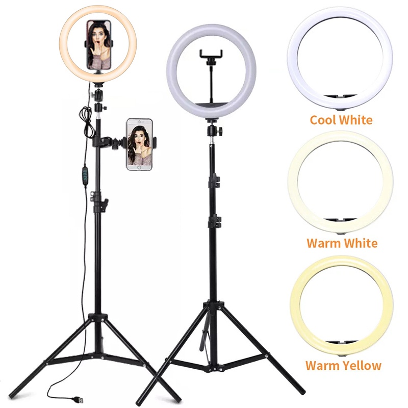 Photography Lighting Overhead - Lampa LED do selfie z regulacją