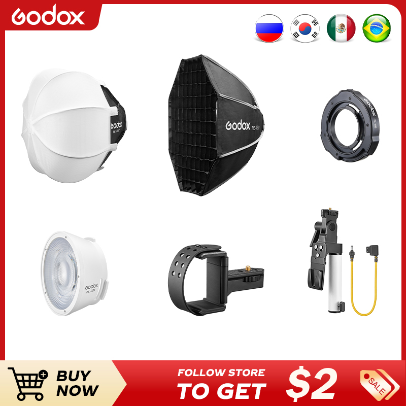 Photography Lighting Tool - Godox ML100Bi LED Lights Reflector ML-GB