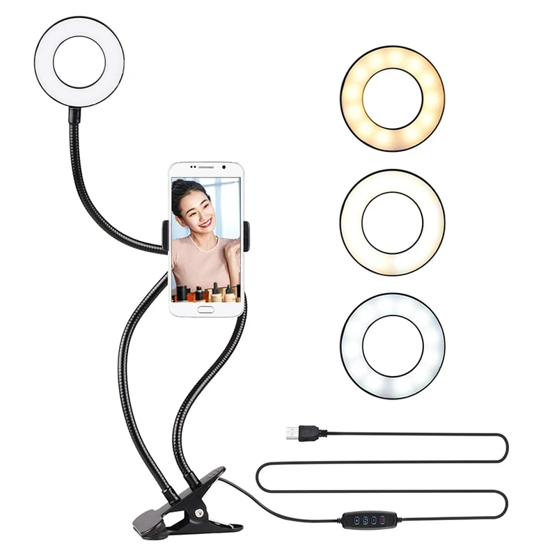 Photography Lighting Overhead - Uniwersalna lampa pierścieniowa do selfie z