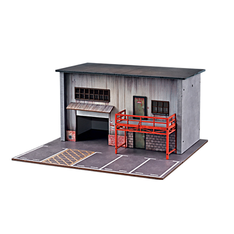 Photography Lighting Simulation - 1:64 Symulacja parkingu model garażu scena
