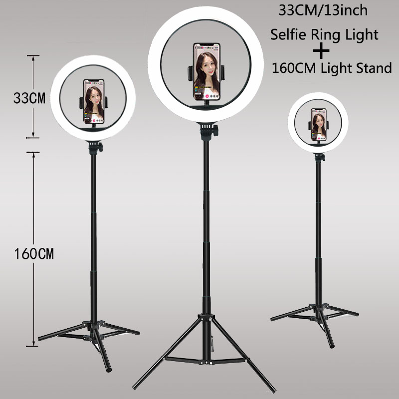 Photography Lighting Overhead - 26 33CM Światła wideo Ściemnialne światło