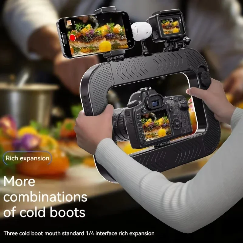 Uprząż wideo do smartfona z rę – Photography Lighting Rig recenzja i cena