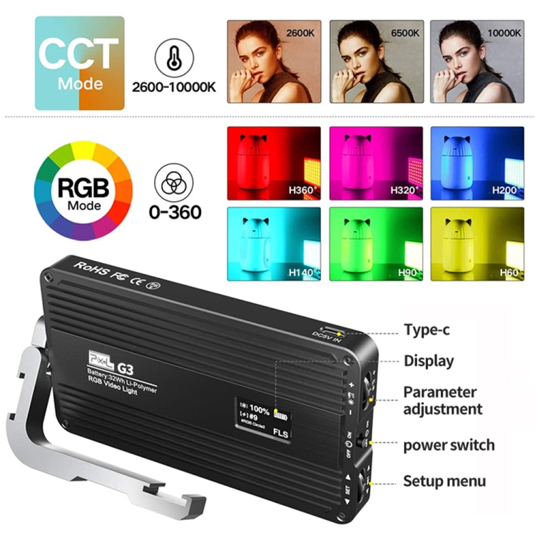 Panel świetlny RGB Pixel G3, p – Photography Lighting Lamp recenzja i cena