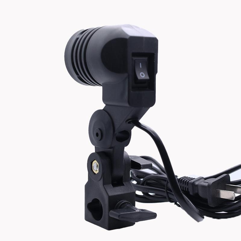 Czarny kabel 1.8M z gniazdem E – Photography Lighting Tool recenzja i cena