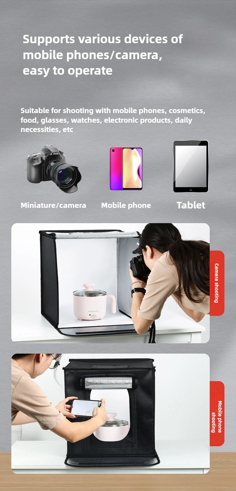 Zestaw studyjny LED do fotogra – Photography Lighting Kits recenzja i cena
