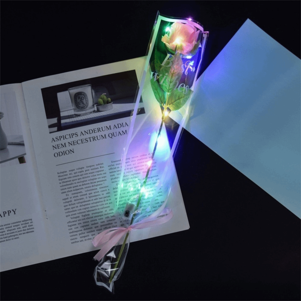 Świecące sztuczne róże LED, ko – Photography Artificial Lighting recenzja i cena