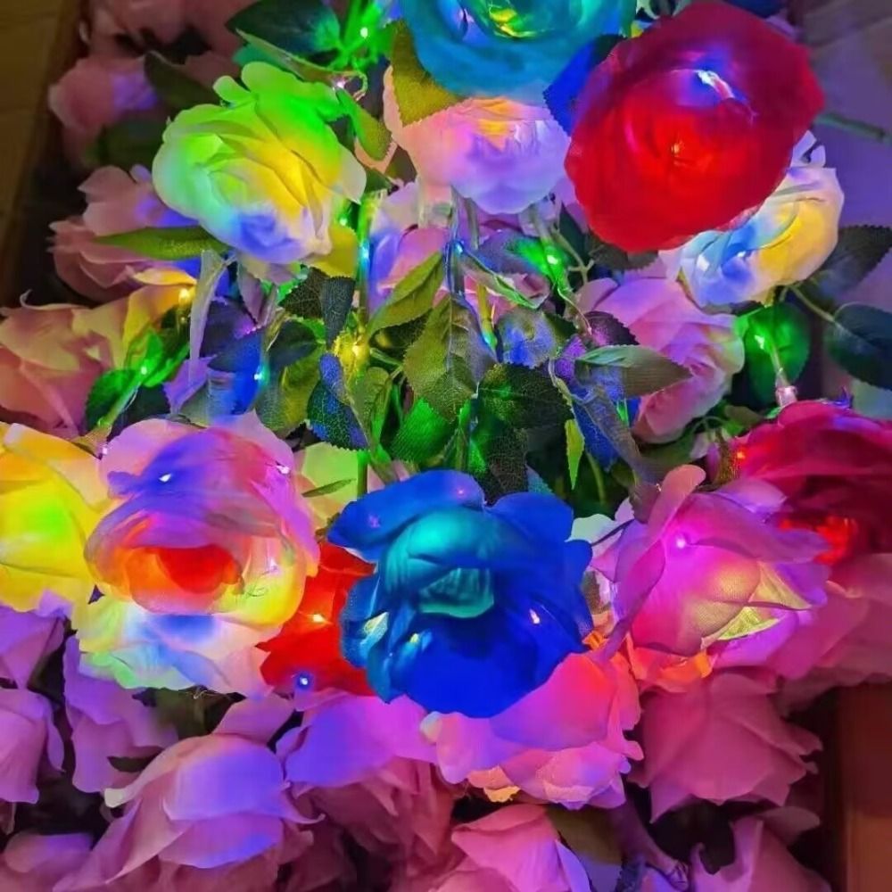 Świecące sztuczne róże LED, ko – Photography Artificial Lighting recenzja i cena