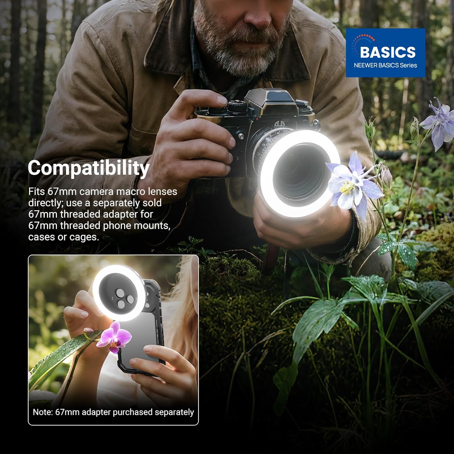 NEEWER Basics 67mm Pierścienio – Photography Lighting Overhead recenzja i cena
