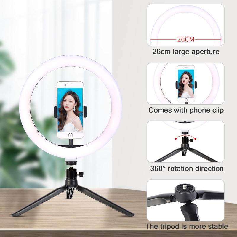 26cm 10-calowy pierścień LED d – Stand Lighting Photography recenzja i cena