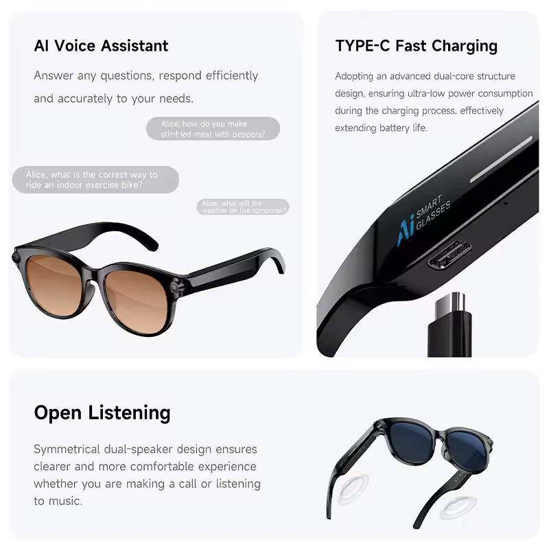 Inteligentne okulary M89-S AI  – Photography Lighting Patterns recenzja i cena