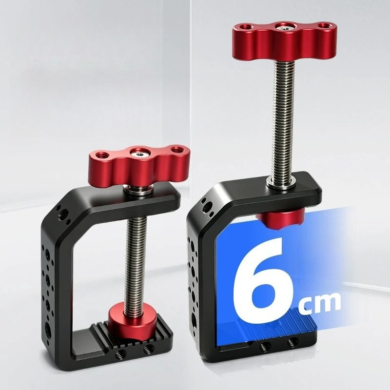 Metalowy uchwyt C-Clamp z moco – Photography Lighting Rig recenzja i cena