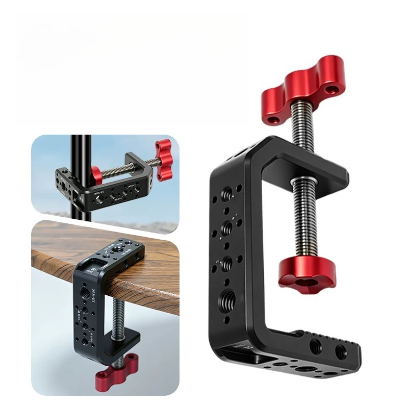 Metalowy uchwyt C-Clamp z moco – Photography Lighting Rig recenzja i cena